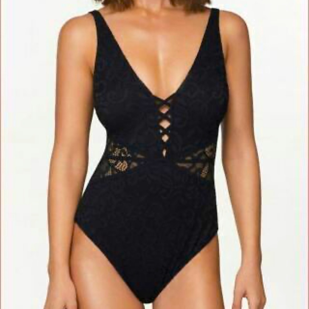 NWOT - Black swim suit